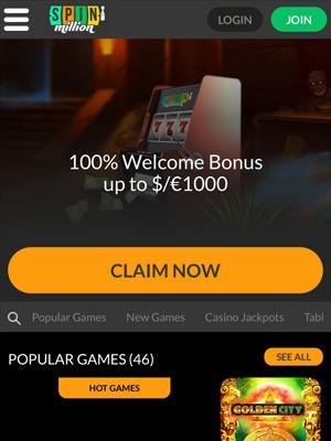Spinmillion casino, spin million casino